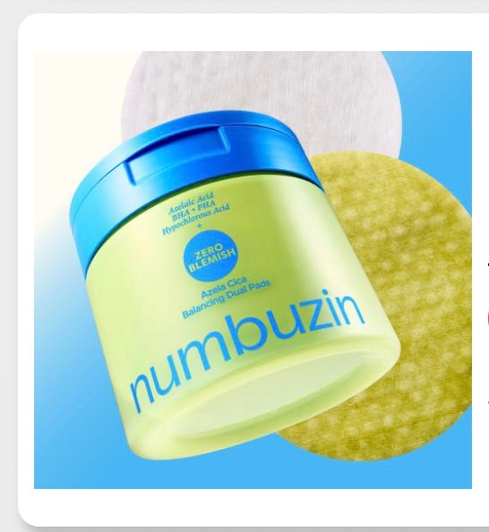 Numbuzin dual pads + spot correcting cream
